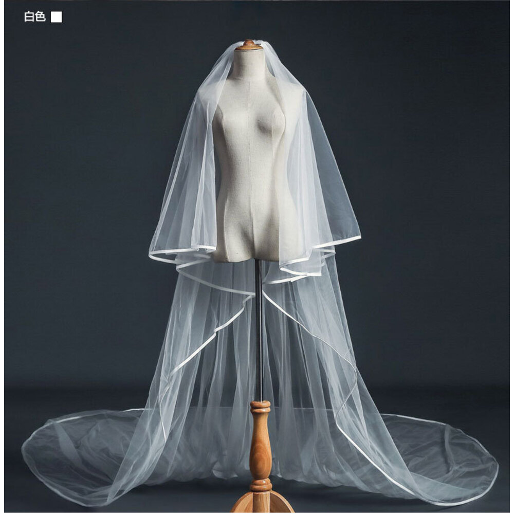 ☆ ホワイト ☆ ロングベール pkt031 ベール ウエディング ロングベール ウェディングベール 結婚式 ブライダル ヘッドドレス ロング