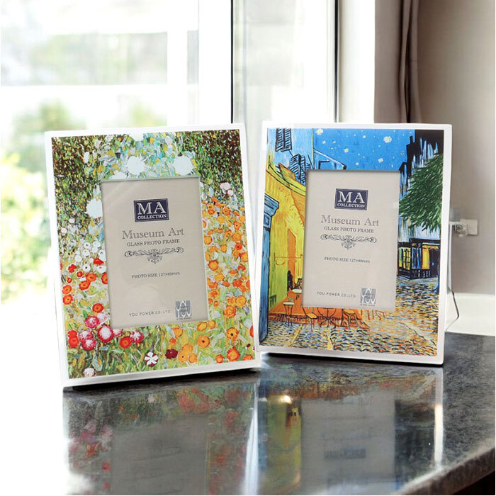 ☆ ルノワール/大きなかびんの花 ☆ 名画 ガラスフォトフレーム フォトフレーム 名画 ガラスフォトフレーム ガラス 写真たて 写真立て_画像6