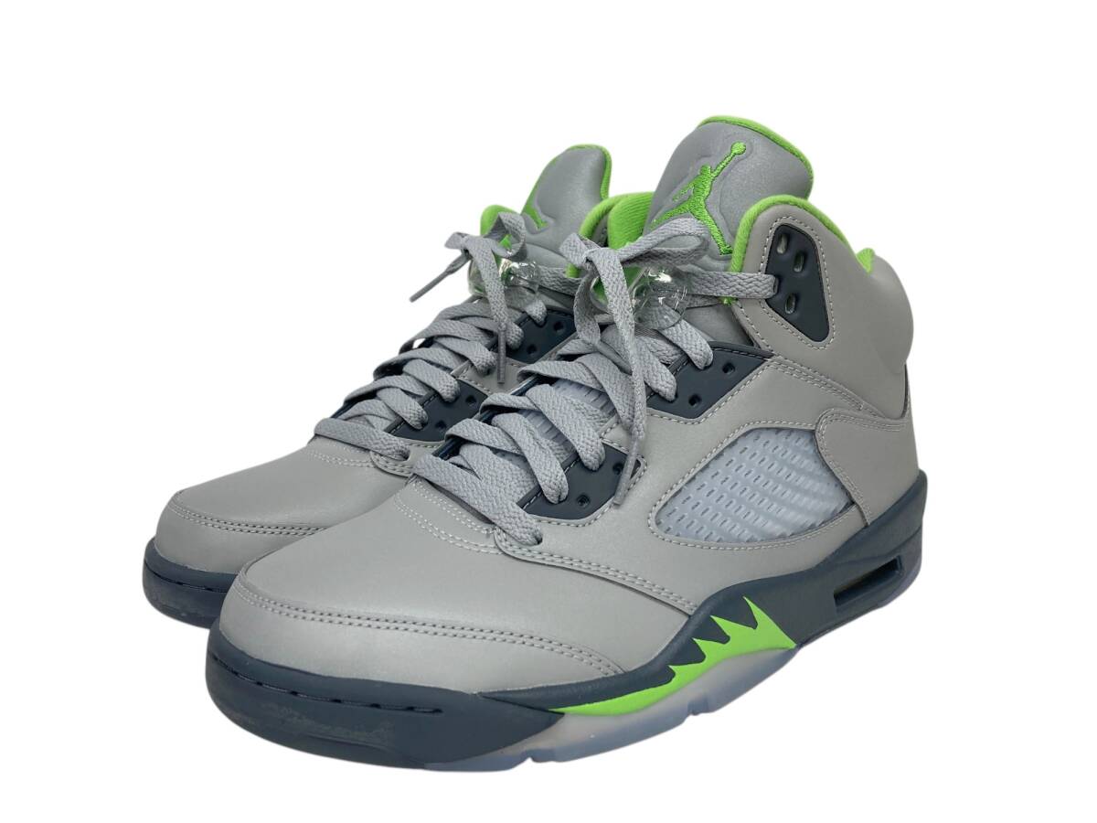 NIKE (ナイキ) AIR JORDAN 5 RETRO エアジョーダン 5 レトロ 3M スニーカー DM9014-003 26.5cm US8.5 グリーンビーン×フリントグレー/028_画像1