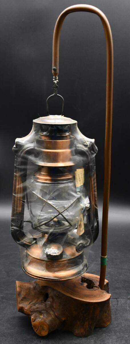 CY11-21[ unused goods ] oil lantern kerosene lantern lamp Brown tree camp outdoor leisure total length approximately :53. storage goods 