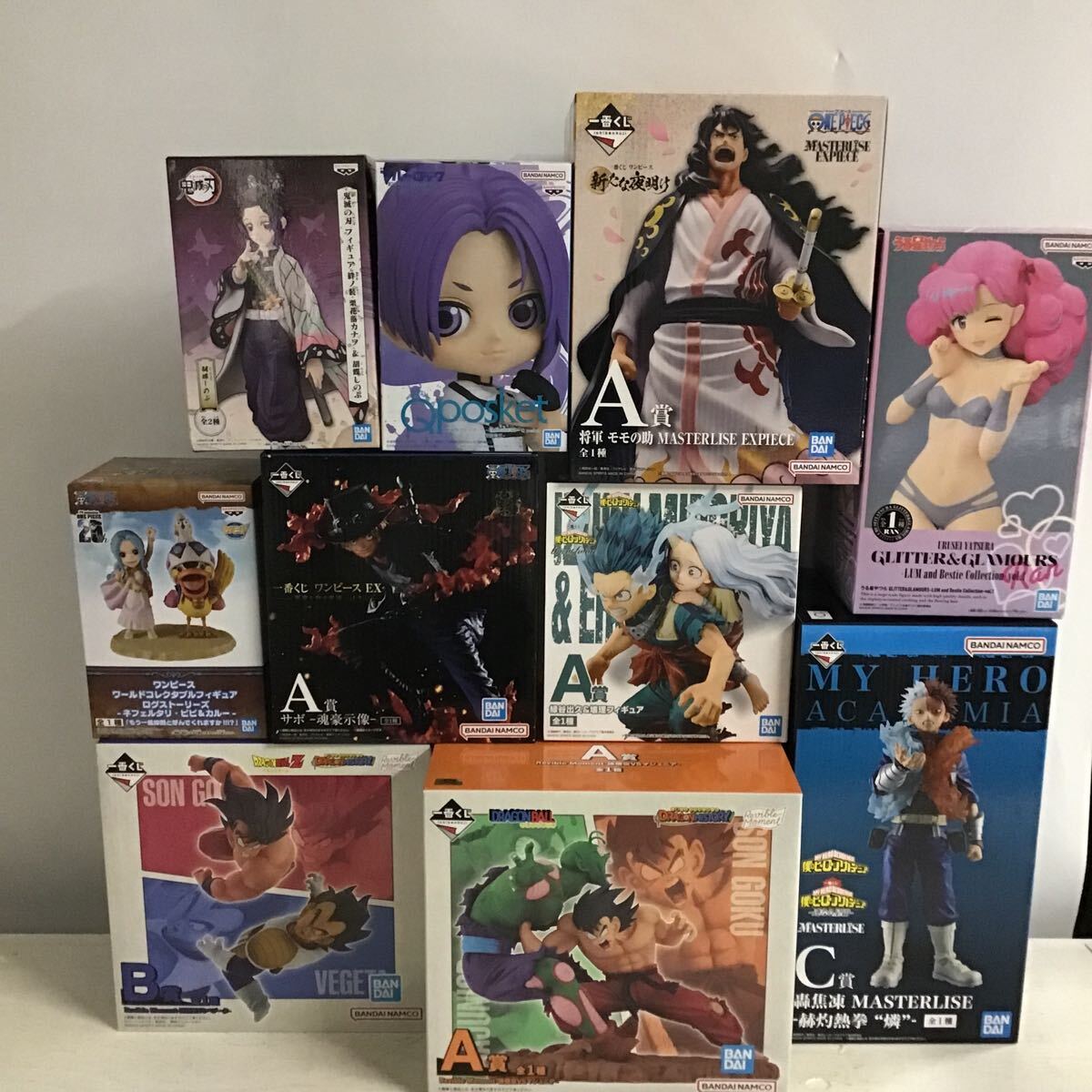 43【開封済あり】DRAGONBALL ONEPIECE 僕のヒーローアカデミア 他 くじ景品 プライズ景品 フィギュアまとめ(140)