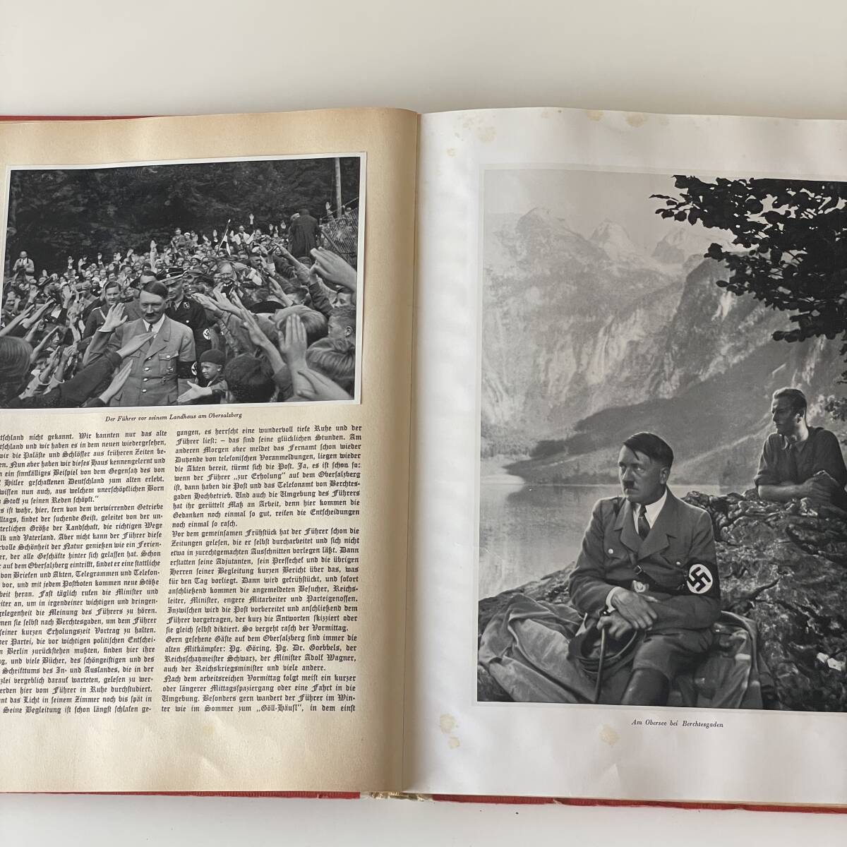 現品限り】1936年『 Adolf HITLER 』アドルフ ヒトラー アルバム 現品限り】1936年『 Adolf HITLER 』アドルフ ヒトラー アルバム