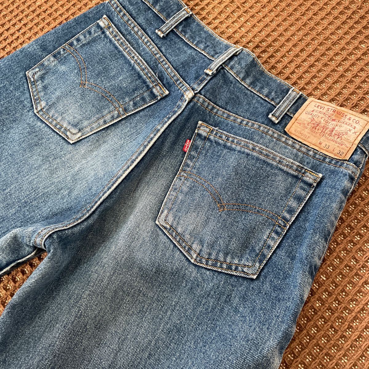 90s первый период Levi's 610-0217 w33 Vintage джинсы USA производства 