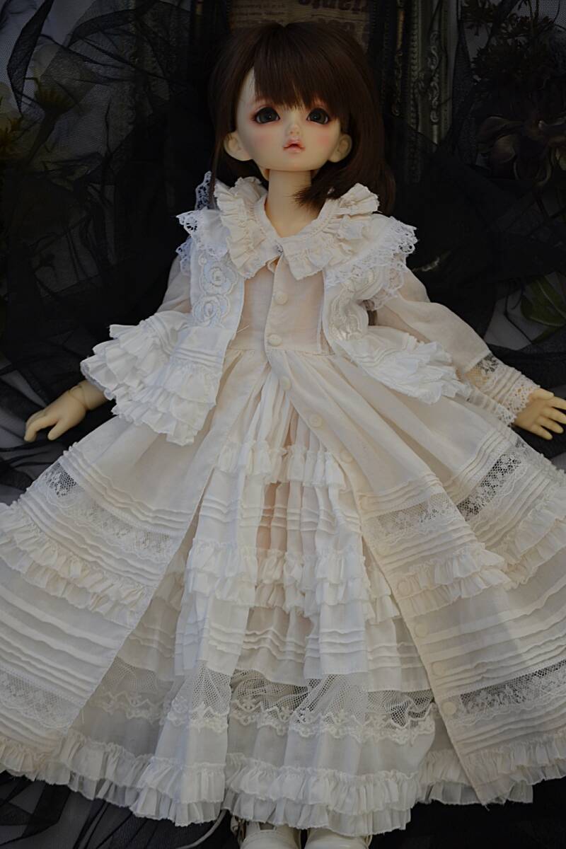 ☆スーパードルフィーMSD SDMドールアウトフィット 重ね着ドレス