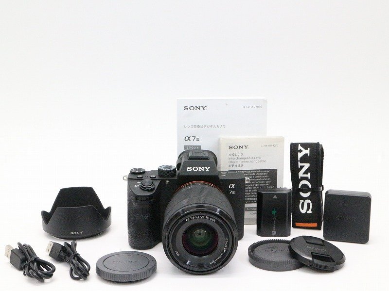 ○○【総シャッター数1900回以下】SONY α7 III ILCE-7M3 ズーム ○○【総シャッター数1900回以下】SONY α7 III ILCE-7M3 ズーム