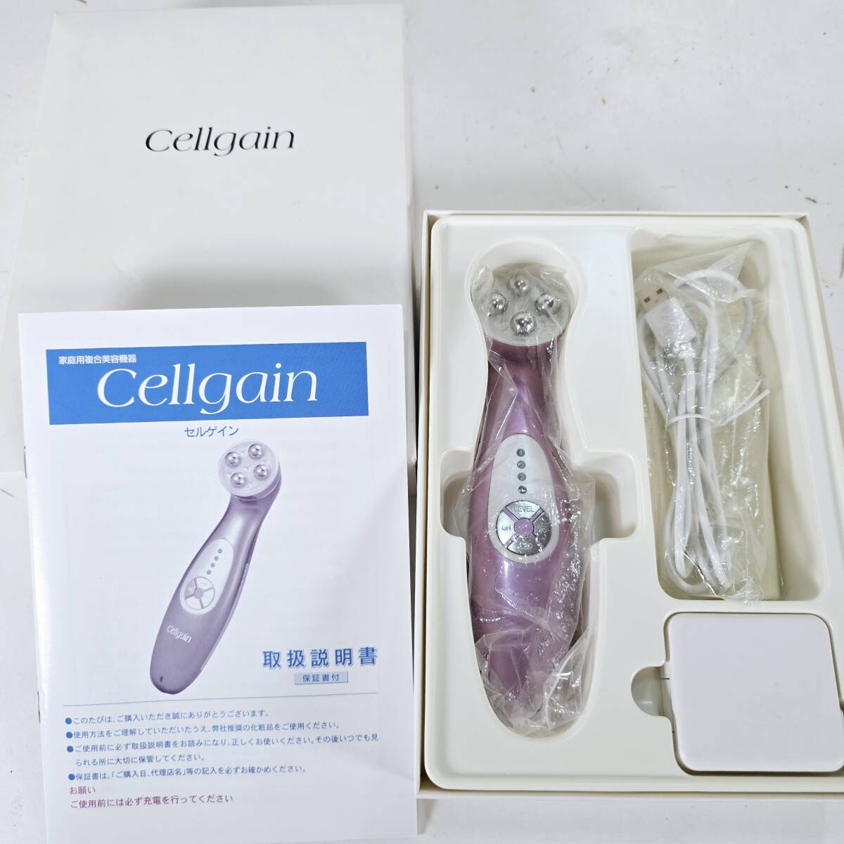 Cellgain セルゲイン 美顔器 ピンク フェイスケア 美容家電 イオン導入 Cellgain セルゲイン 美顔器 ピンク フェイスケア 美容家電