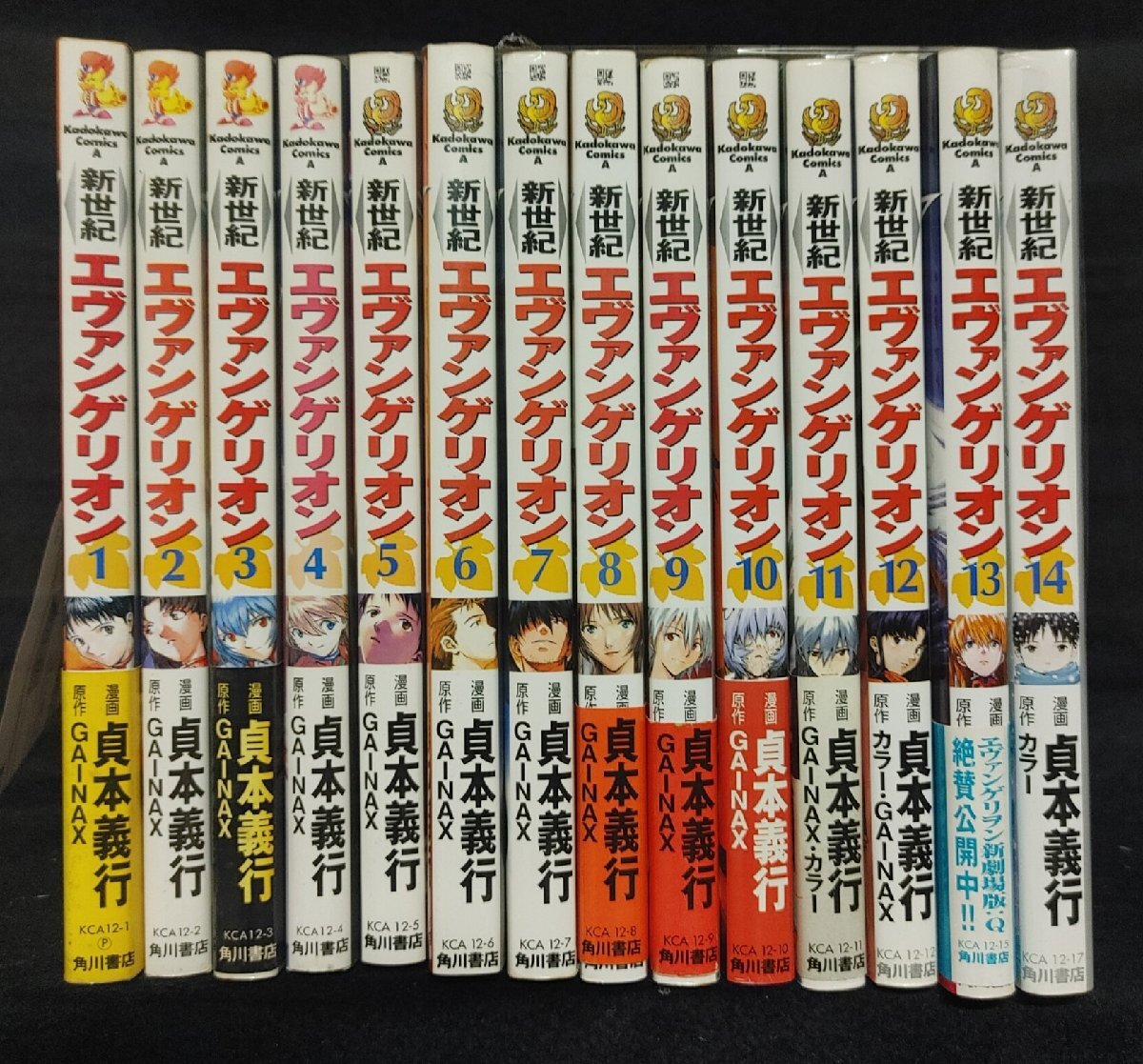 新世紀エヴァンゲリオン　 全14巻 貞本義行　全初版
