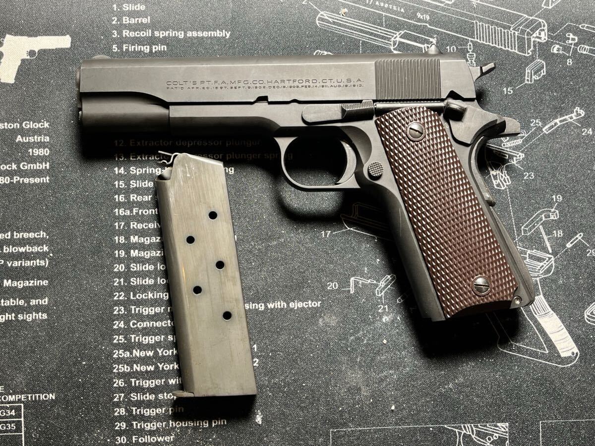 CAW コルト ガバメント M1911A1 戦前型 ナショナルマッチ 発火式 CAW コルト ガバメント M1911A1 戦前型 ナショナルマッチ 発火式
