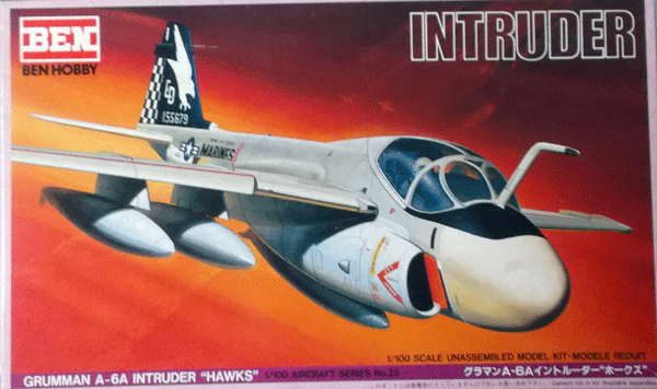 BEN HOBBY/1/100/ America море ..g лама nA-6A Intruder . сверху .. машина / не собран товар 