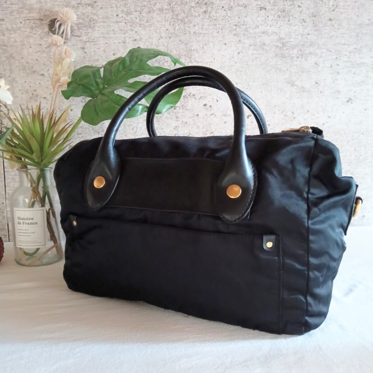 美品 マークジェイコブス ナイロン レザー 2way 斜め掛け 美品 マークジェイコブス ナイロン レザー 2way 斜め掛け