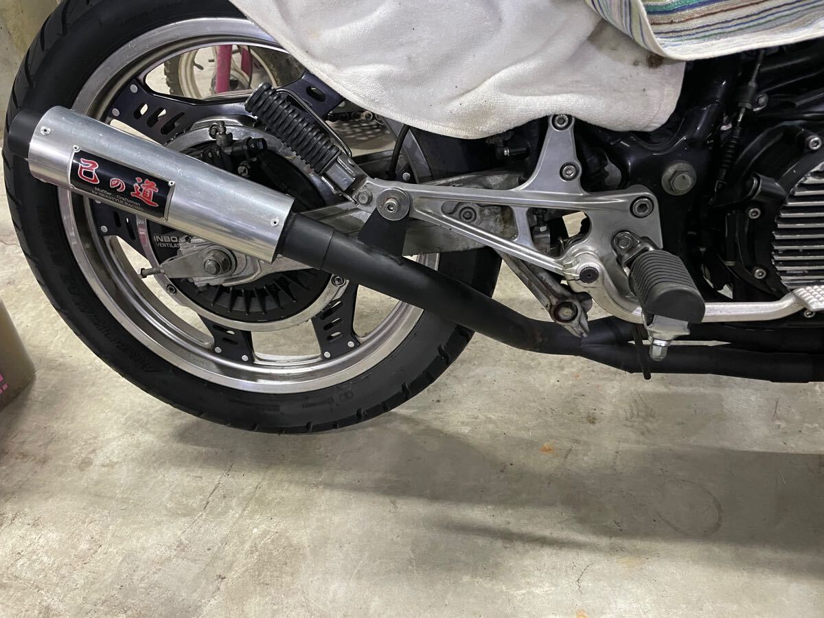cbx400fマフラー42.7己の道 Yahoo!オークション - cbx400f 己の道 cbx400ff cbr400f