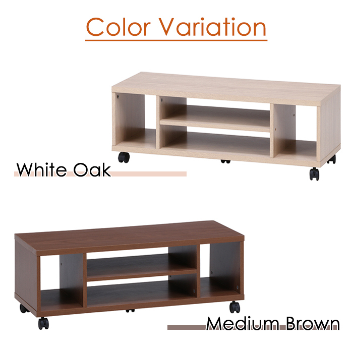 テレビ臺(tái) ローボード キャスター付き TVボード リビング収納 AVボード TV臺(tái) ブラウン FGB-0536BR