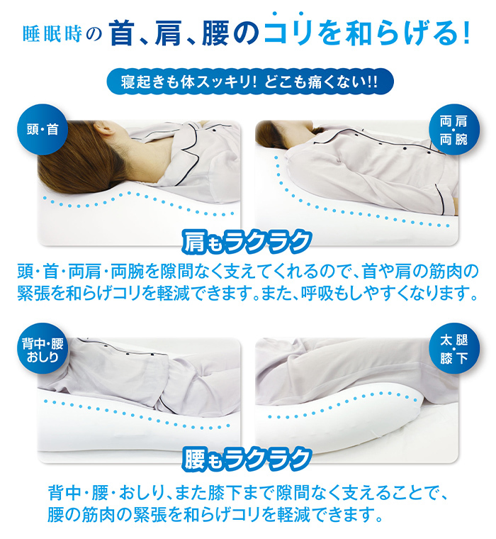 ビーズクッション パウダービーズ 全身枕 クッション 枕 MOGU 云にのる夢(mèng)枕 桃色 クリアピンク MMOGK-0004CPK