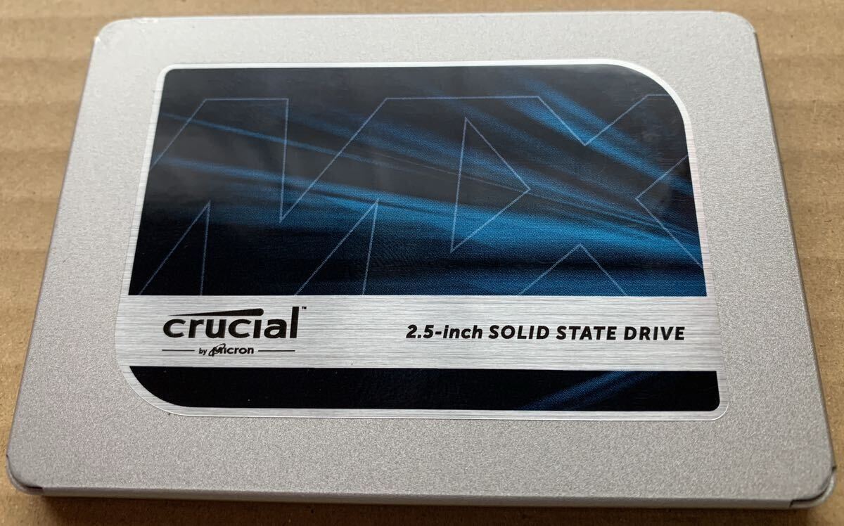 【使用時間931時間】crucial MX500 500GB CT500MX500SSD1 2.5 SATA SSD 641