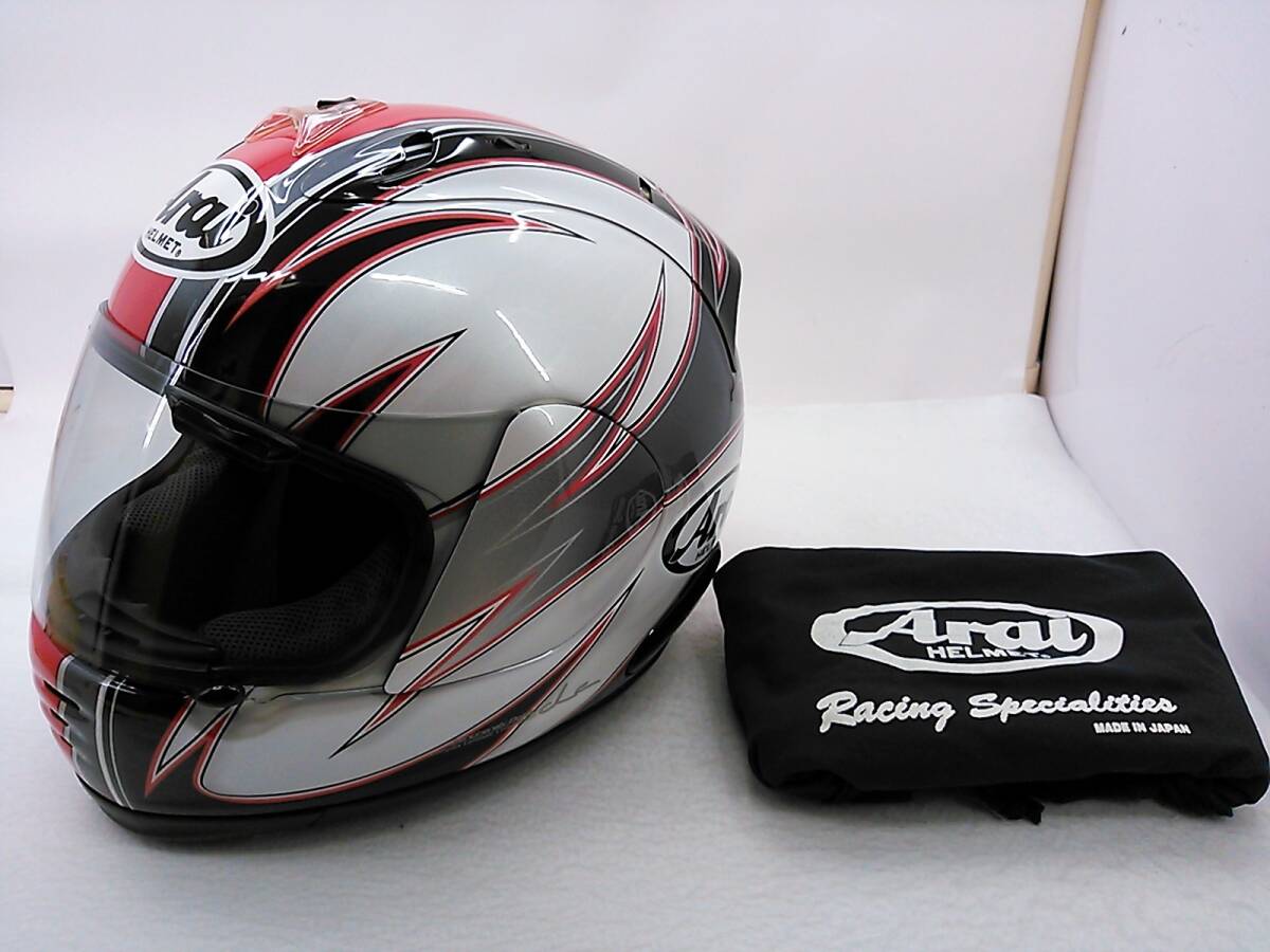 美品 Arai アライ RAPIDE-SR ラパイドSR SPIRAL スパイラル L 美品 Arai アライ RAPIDE-SR ラパイドSR SPIRAL スパイラル L