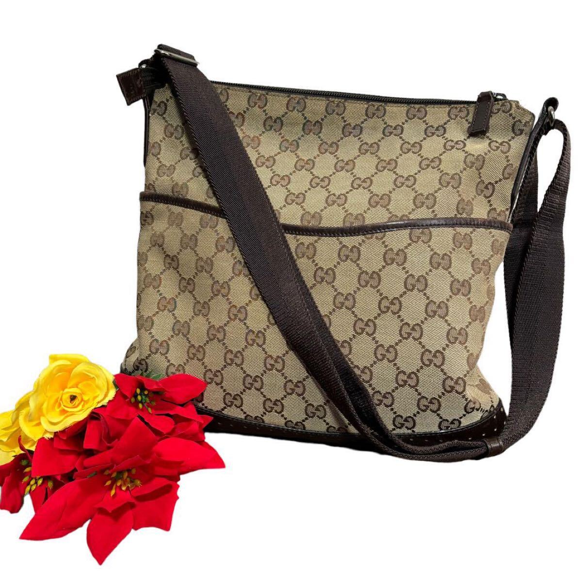 グッチ アビー GGキャンバス ショルダーバッグ （12300567）