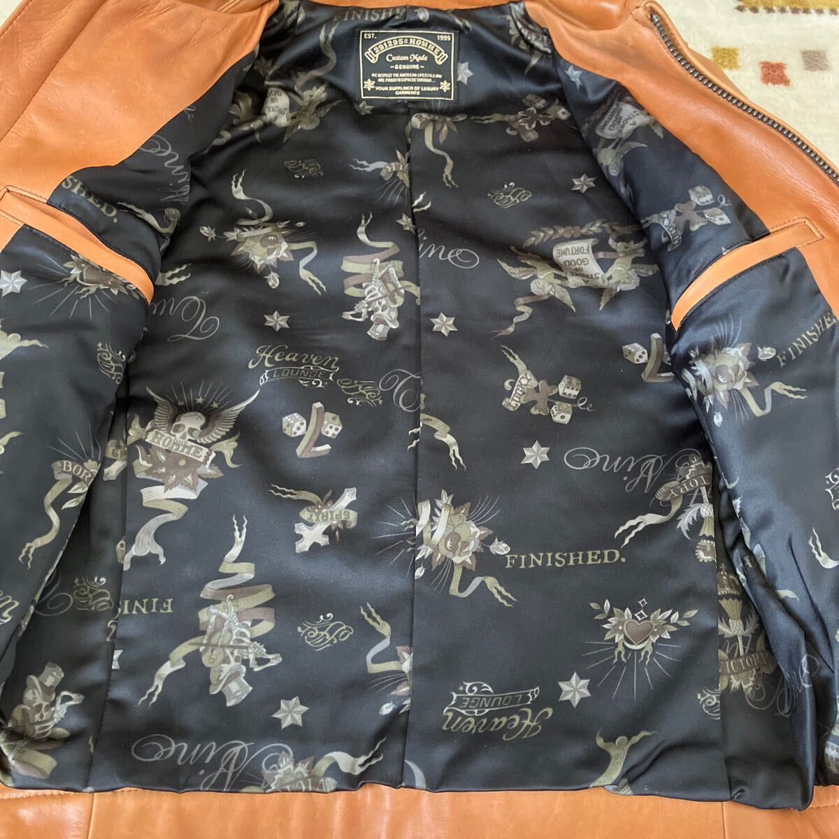 291295=homme カウハイド シングルライダース レザージャケット 291295=homme カウハイド シングルライダース レザージャケット