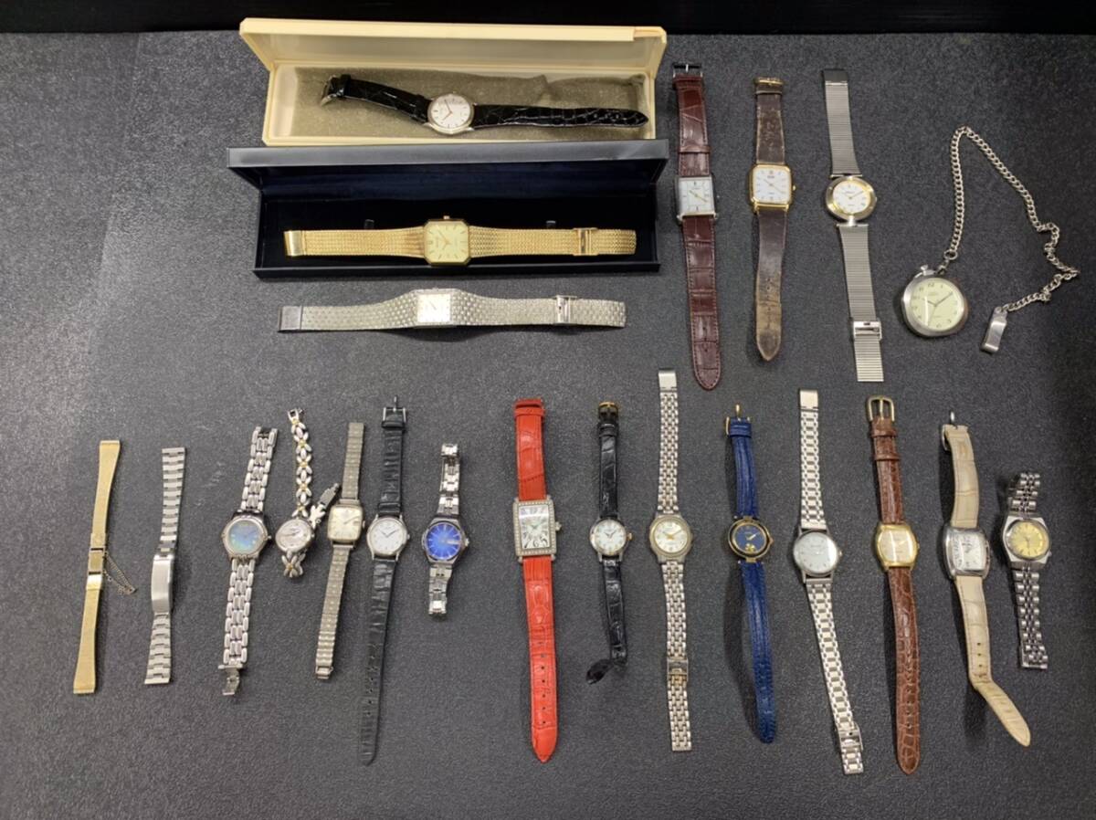 BULOVA mila schon marie claire SEIKO CITIZEN ECO-DRIVE その他色々　腕時計　まとめて　20本　ジャンク　動作未確認
