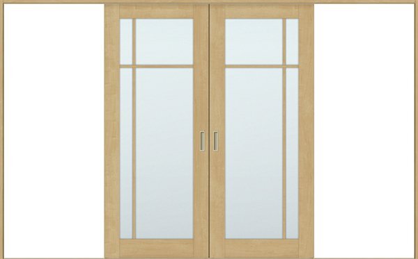 室内建具 LIXIL 引分け戸 W3253×H2023 (3220) LGK 格子付 室内建具 LIXIL 引分け戸 W3253×H2023 (3220) LGK 格子付