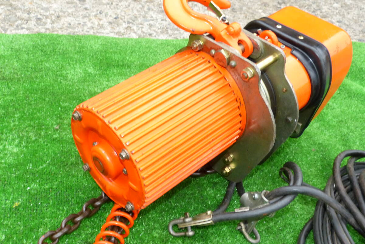 ☆ 象印 電動チェーンブロック 1/2TON 500kg 100V 揚程10.5m ☆ 象印 電動チェーンブロック 1/2TON 500kg 100V 揚程10.5m