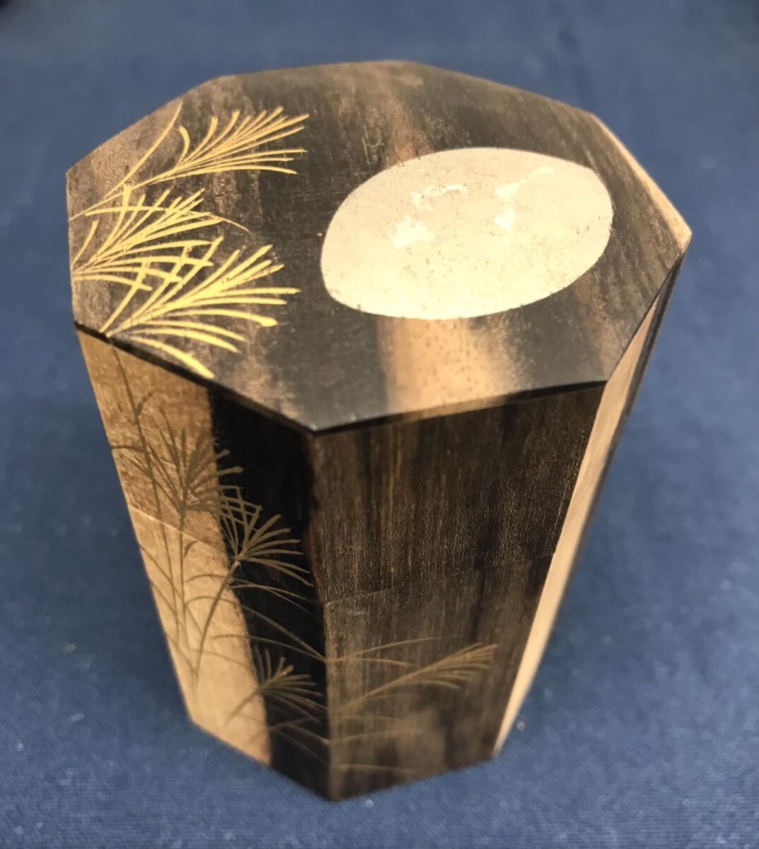 Yahoo!オークション - 〈N3945〉茶道具 八角茶器 棗 黒柿 武蔵野