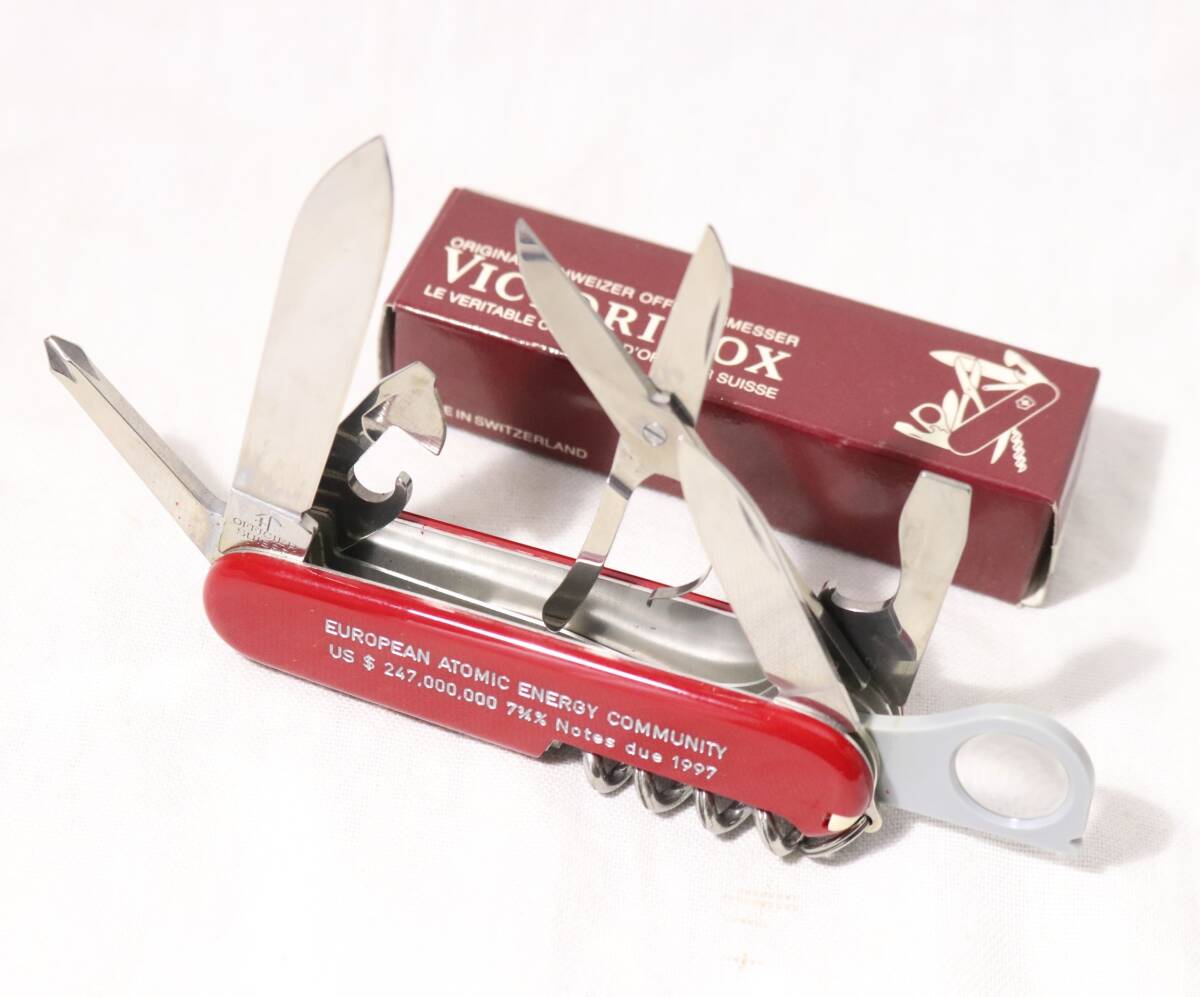 ヴィクトリノックス 1997 ヨーロッパ原子力共同体記念モデル 万能 ポケットナイフ Atomic Energy Community Victorinox