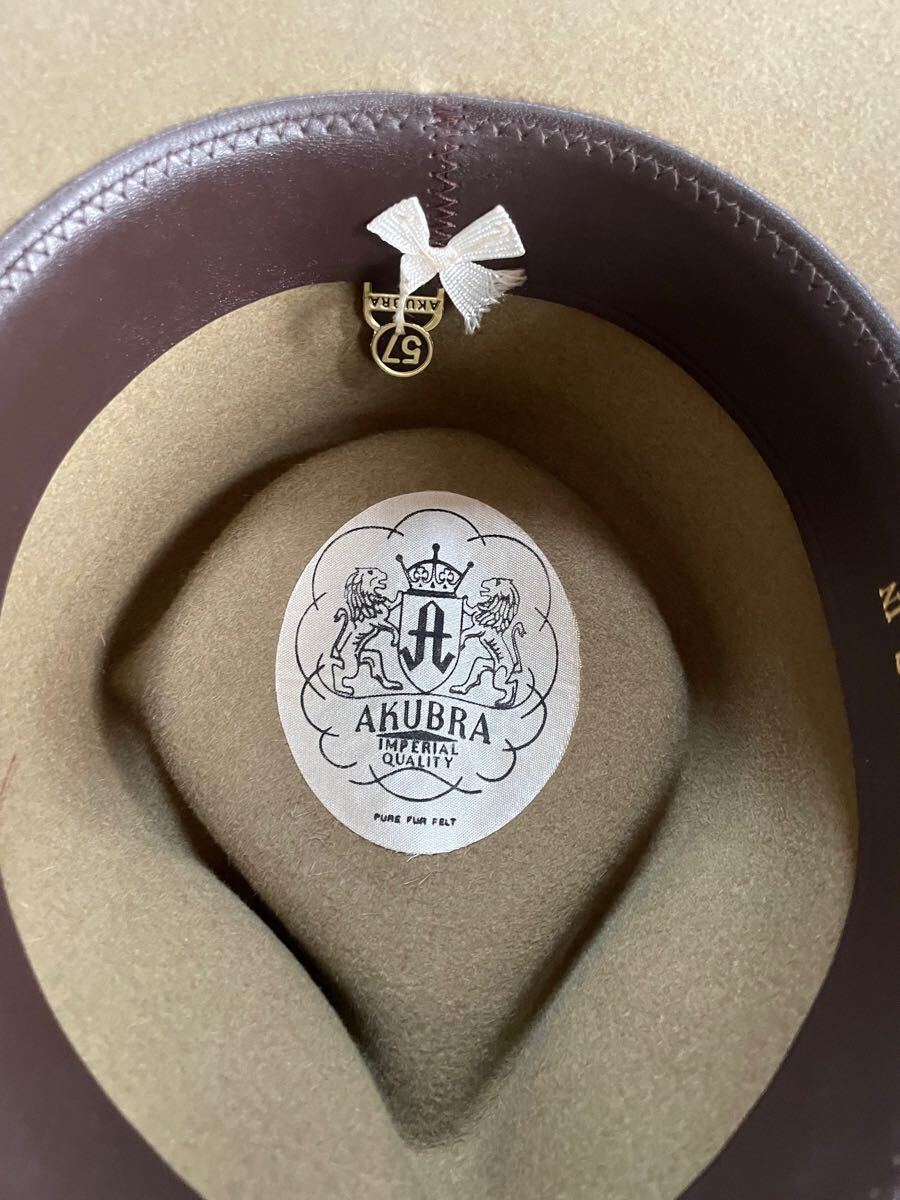 AKUBRA テンガロンハット　ウエスタンハット フェルト素材　オーストラリア製 AKUBRA テンガロンハット ウエスタンハット フェルト素材