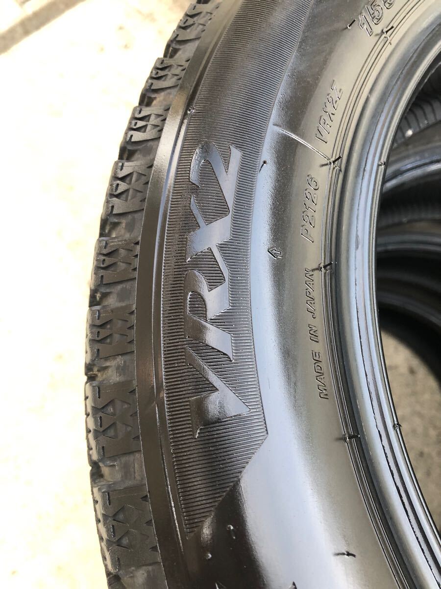 155/65R14 ブリヂストン VRX2 2021年製造 スタッドレスタイヤ 冬