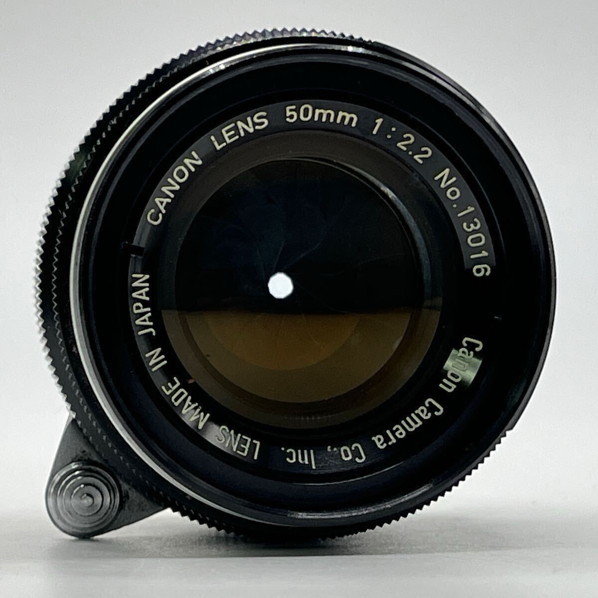CANON LENS 50mm F2.2 ライカL39マウント 希少 生産数少 CANON LENS 50mm f2.2 キヤノン レンズ Leica