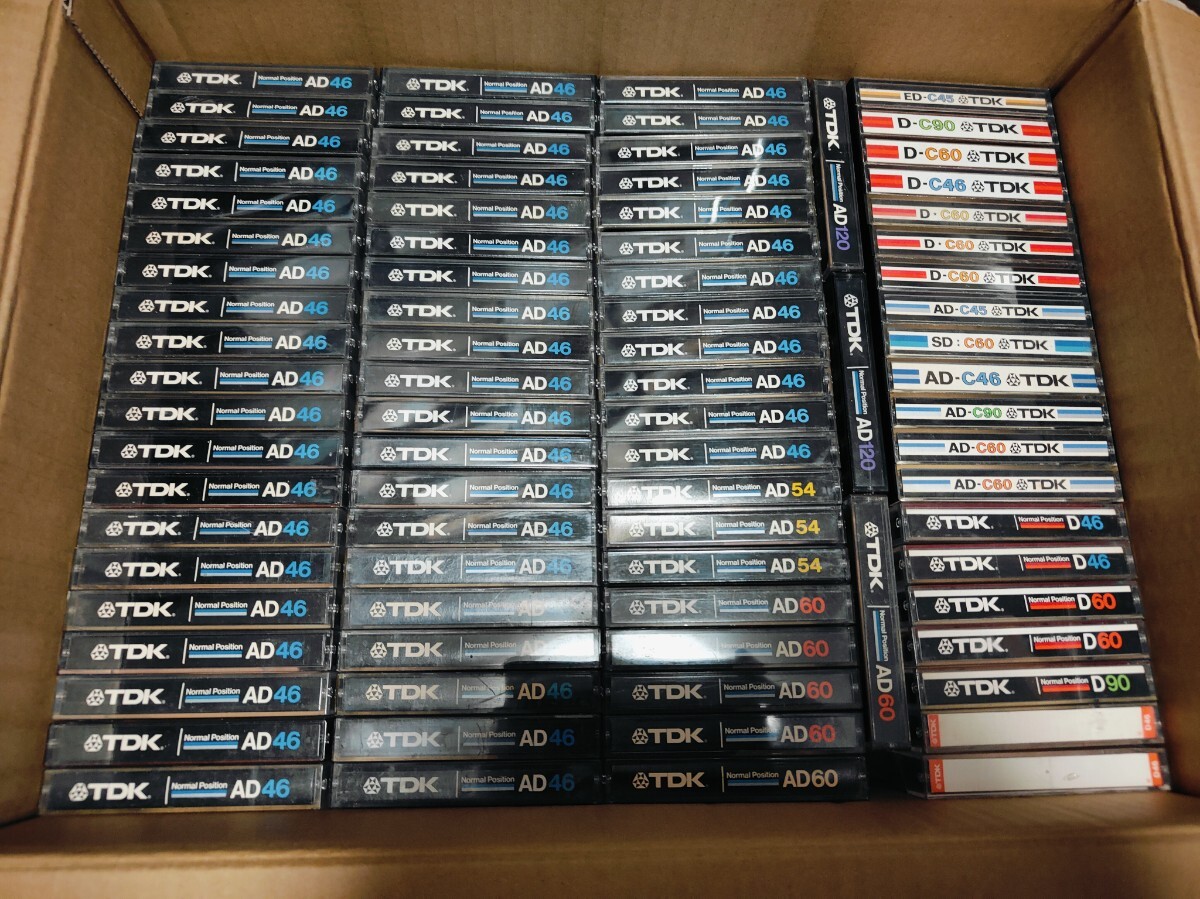TDK AD系 カセットテープ 141本 ジャンク