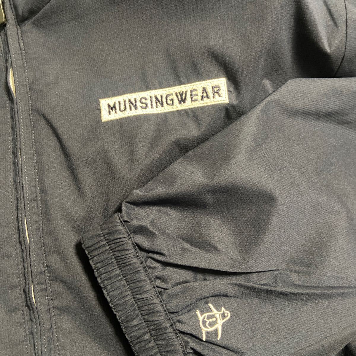 Munsingwear マンシング ゴルフウェア ブルゾン ジャケット ネイビー ストレッチ 撥水