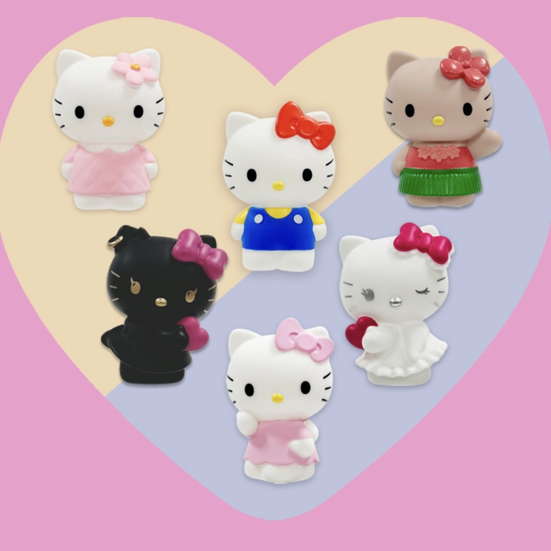6120円 【韓国限定】サンリオ ハローキティ 指人形 6点セット 6120円 【韓国限定】サンリオ ハローキティ 指人形 6点セット