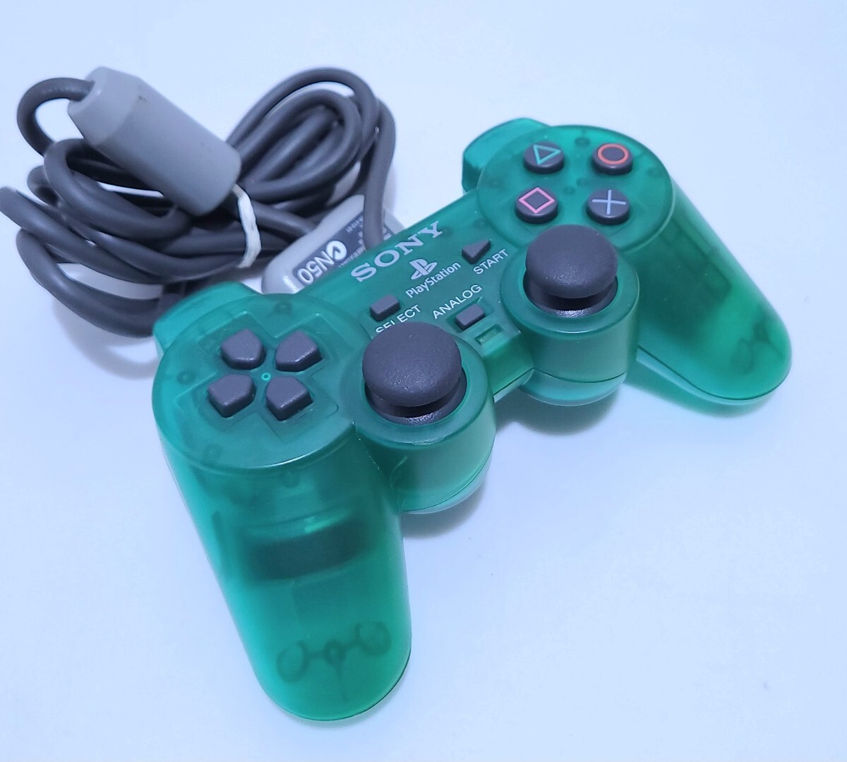  прекрасный товар / рабочий товар SONY Sony PlayStation PS1 управление двойной амортизаторы рабочее состояние подтверждено SCPH-1200 редкий товар (A-34)
