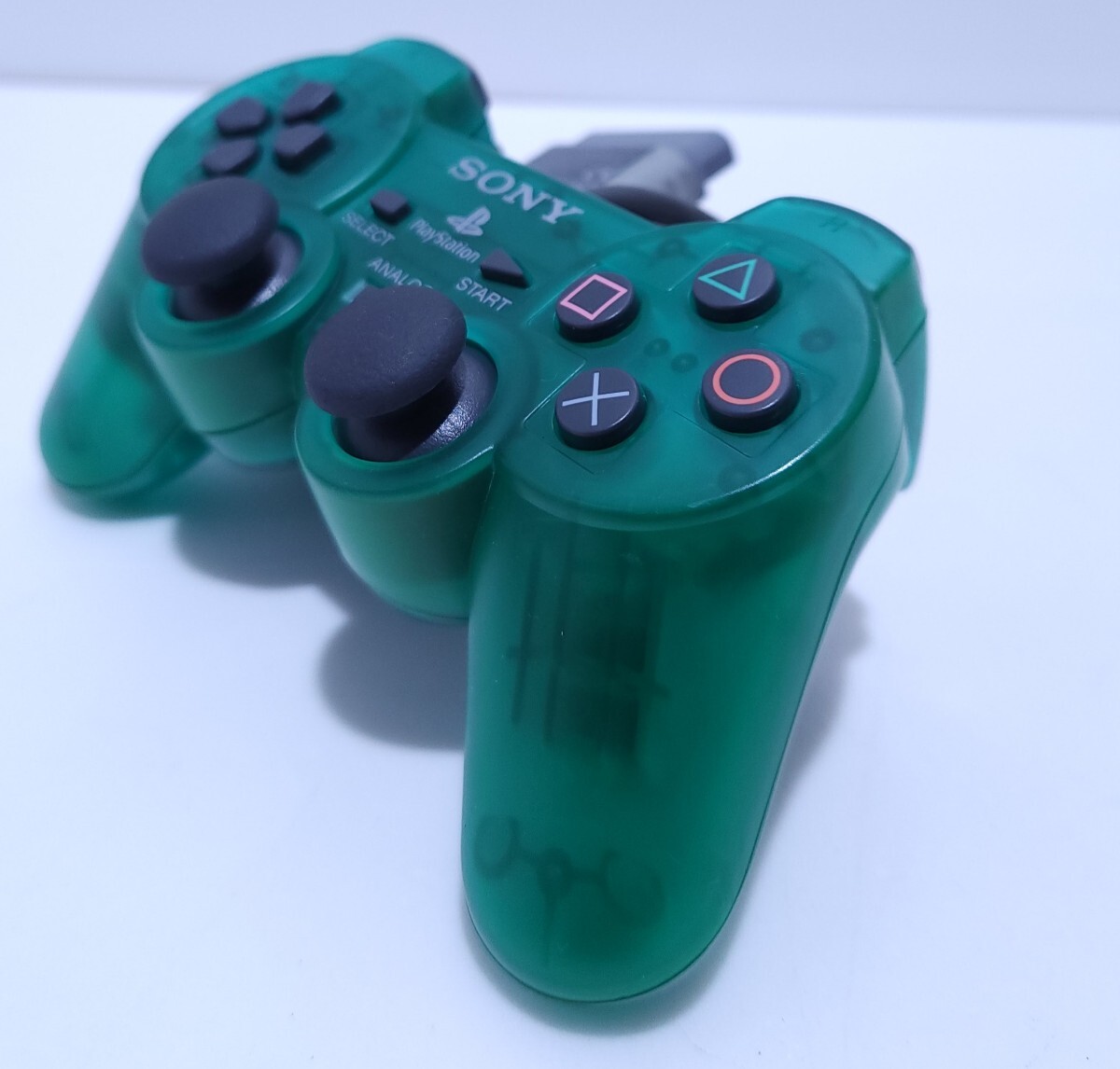  прекрасный товар / рабочий товар SONY Sony PlayStation PS1 управление двойной амортизаторы рабочее состояние подтверждено SCPH-1200 редкий товар (A-34)