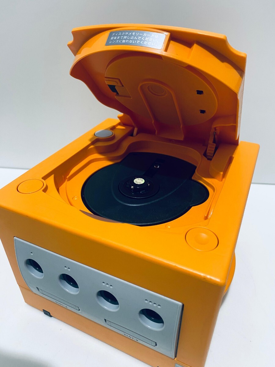  прекрасный товар / рабочий товар GC Game Cube orange корпус (DOL-001) nintendo Nintendo GameCube + игра soft комплект редкий товар (K-22)