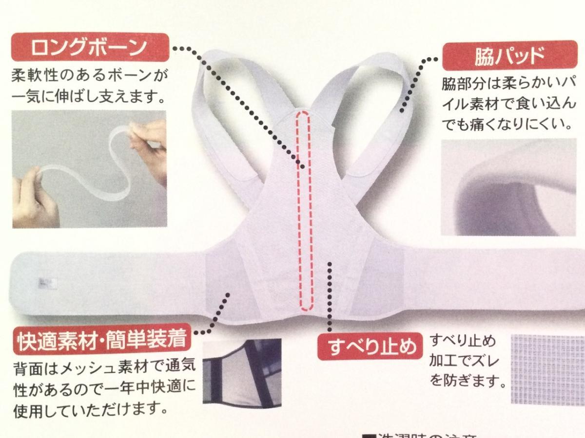 お醫(yī)者さんのがっちり背すじベルト 日本制 お醫(yī)者さんの背筋ベルト 貓背矯正 巻き肩 姿勢 ホワイト