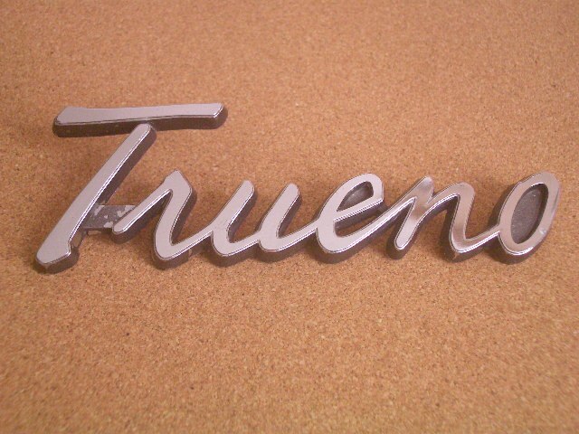 スプリンター　トレノ　TE27 Trueno エンブレム
