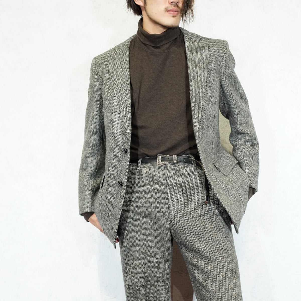 Burberrys TWEED WOOL DESIGN SET UP SUIT/バーバリーズツイード Burberrys TWEED WOOL DESIGN SET UP SUIT/バーバリーズツイード