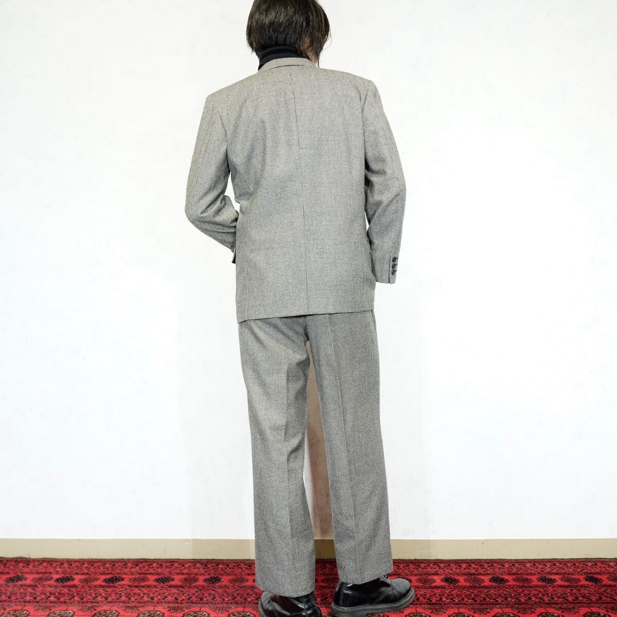 YVES SAINT LAURENT HOUNDTOOTH PATTERNED DESIGN SET UP SUIT YVES SAINT LAURENT HOUNDTOOTH PATTERNED DESIGN SET UP SUIT