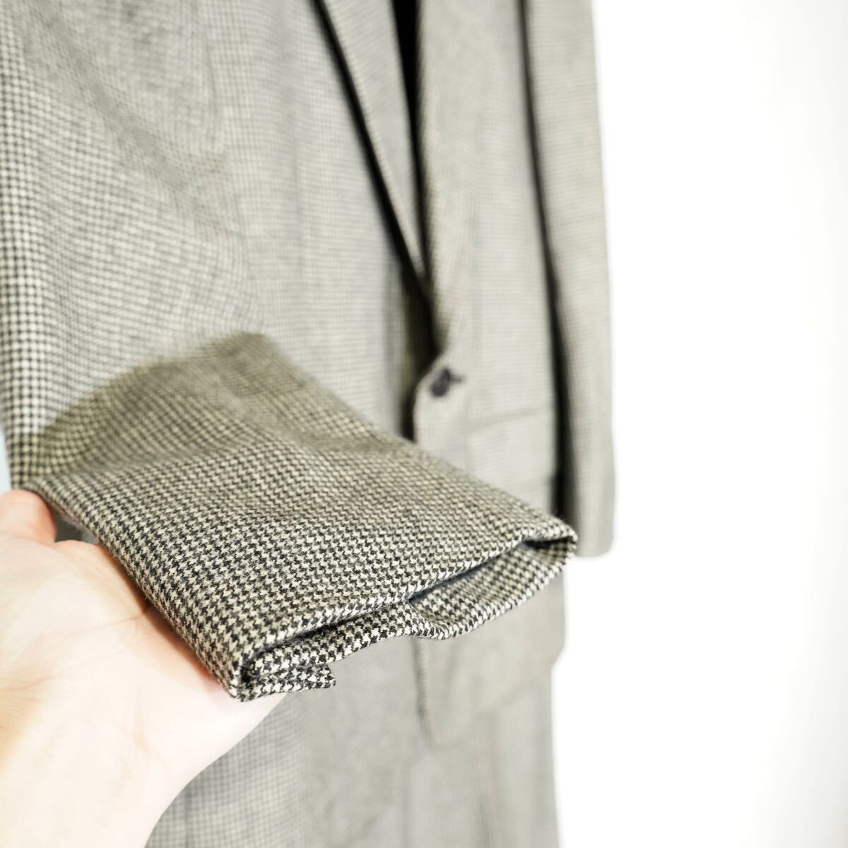 YVES SAINT LAURENT HOUNDTOOTH PATTERNED DESIGN SET UP SUIT YVES SAINT LAURENT HOUNDTOOTH PATTERNED DESIGN SET UP SUIT