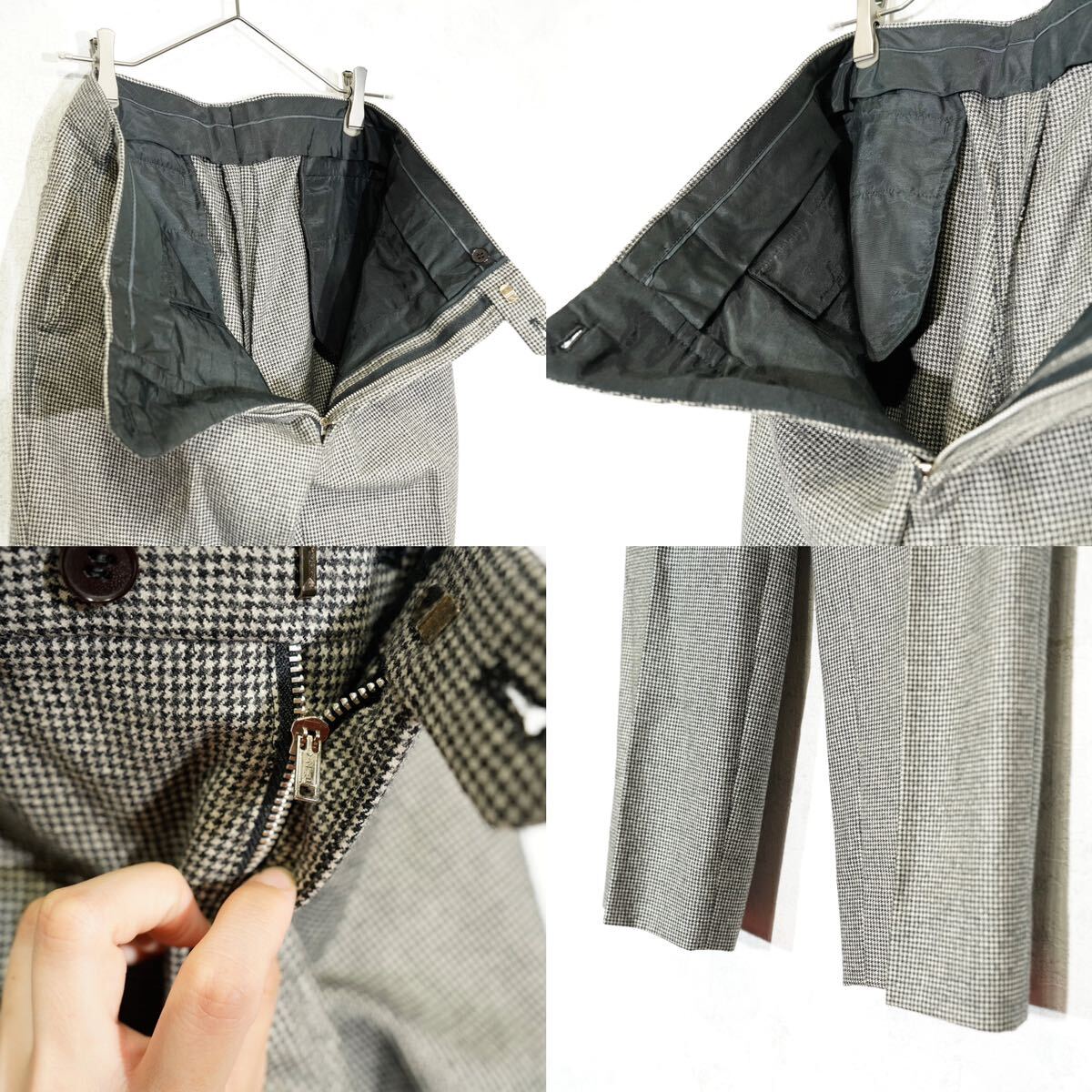 YVES SAINT LAURENT HOUNDTOOTH PATTERNED DESIGN SET UP SUIT YVES SAINT LAURENT HOUNDTOOTH PATTERNED DESIGN SET UP SUIT