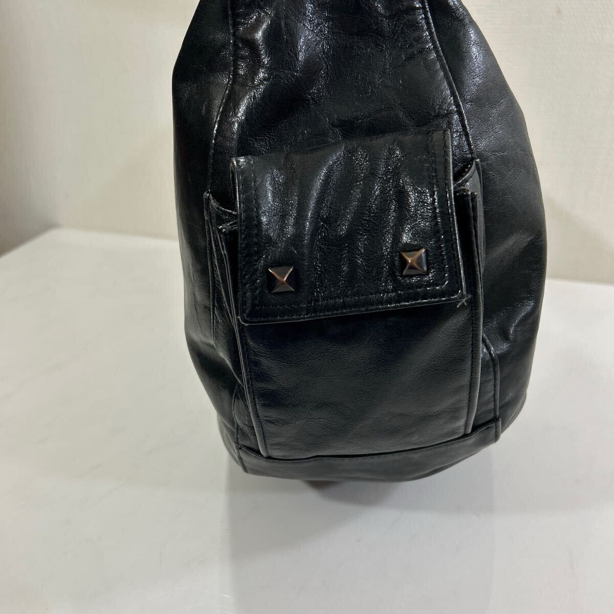 ポーター PORTER ZOZO コラボ レザー スタッズ ショルダーバッグ ポーター PORTER ZOZO コラボ レザー スタッズ ショルダーバッグ