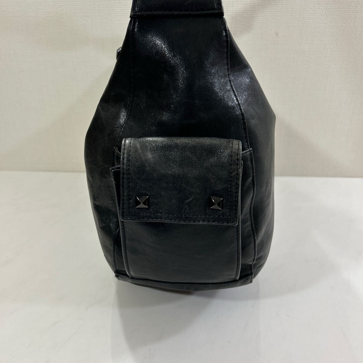 ポーター PORTER ZOZO コラボ レザー スタッズ ショルダーバッグ ポーター PORTER ZOZO コラボ レザー スタッズ ショルダーバッグ