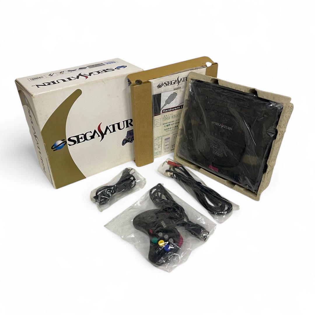 【極美品】SEGASATURN セガサターン 本体 クリアブラック スケルトン