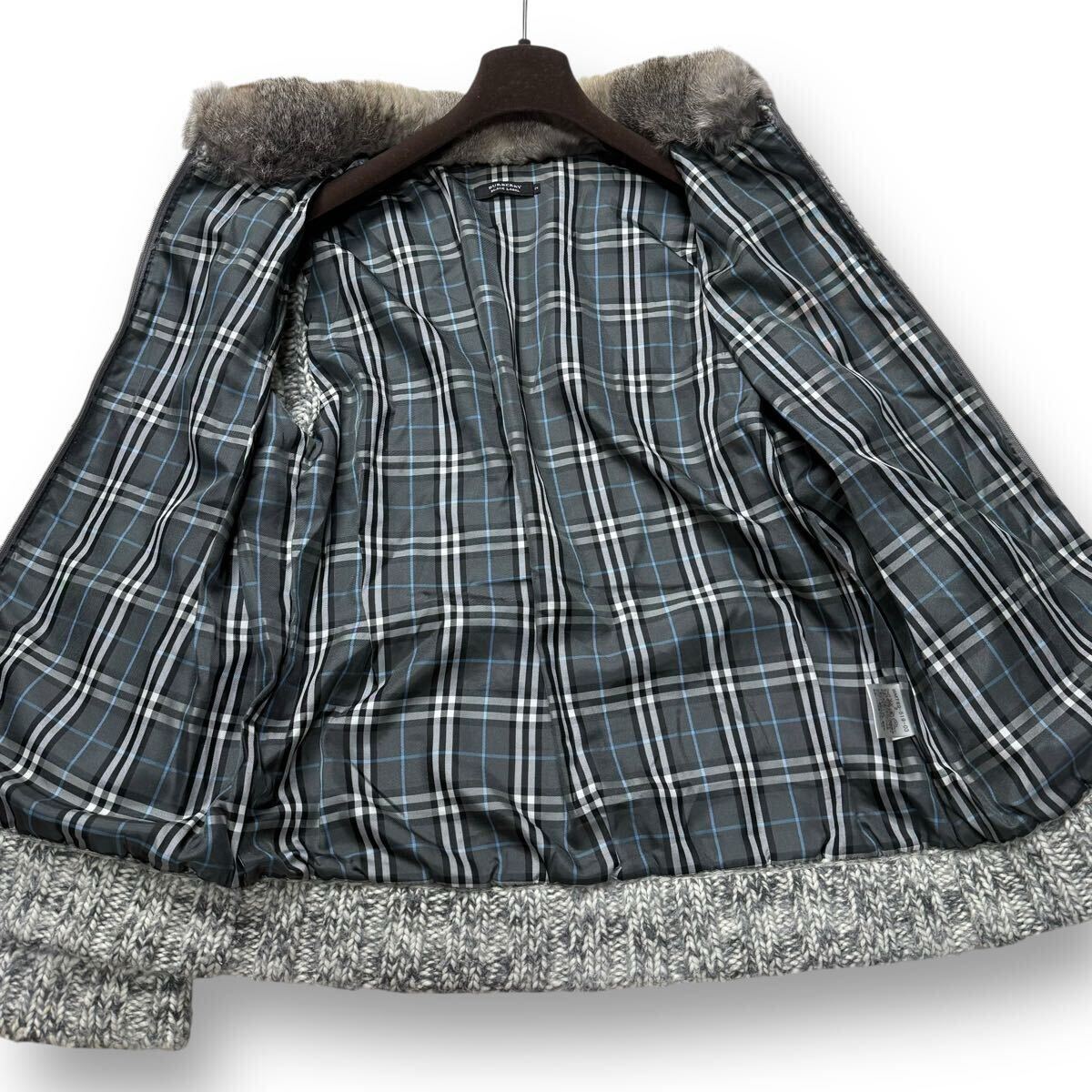 Burberry バーバリーブラックレーベルノバチェックカーディガン