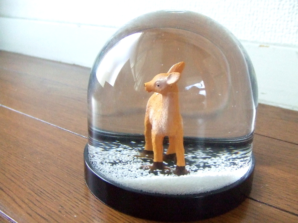 新品☆&K amsterdam☆ワンダーボールBambiバンビ　アンドケー アムステルダム小鹿wonder ballオランダ北歐シカ雪クリスマス動(dòng)物アニマルua