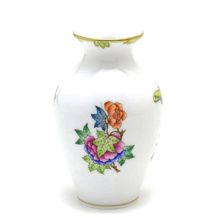  Herend Victoria bouquet equipment ornament variation (2) vase (07003) hand .. porcelain made decoration . flower vase flower .. decoration thing Hungary made new goods Herend