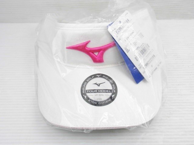 !MIZUNO GOLF Mizuno RB Pro Tour козырек E2MW222164 белый × розовый! с биркой не использовался хранение товар