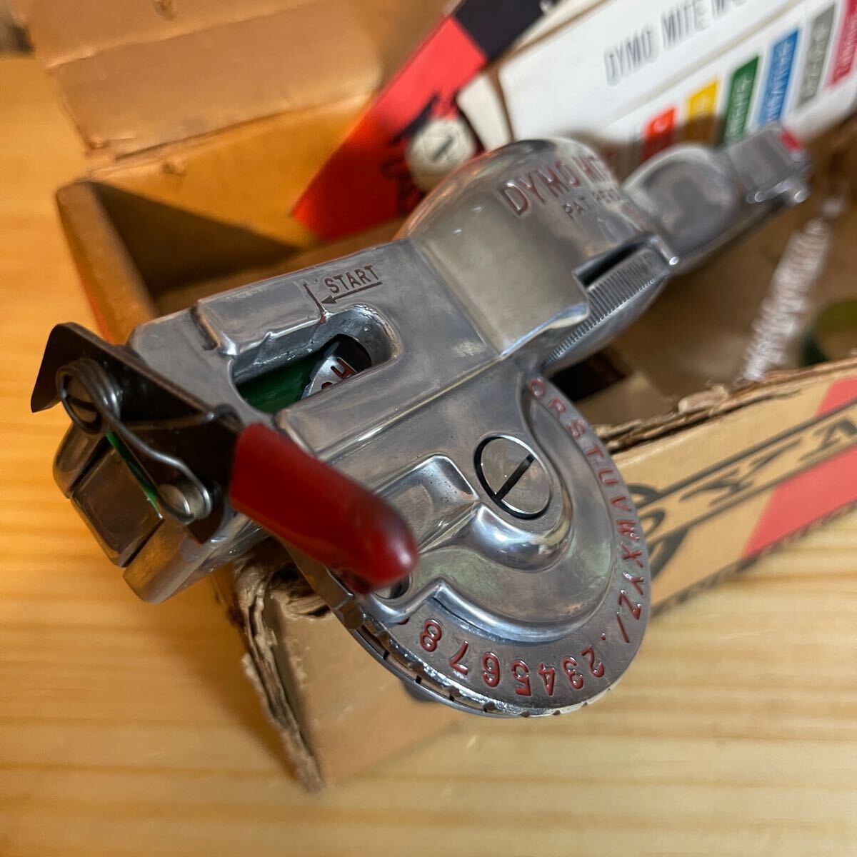 □製品保証□【美品・機関良好】ダイモ DYMO M-2 アルミ無垢 160-⑦ □製品保証□【美品・機関良好】ダイモ DYMO M-2 アルミ無垢 160-⑦