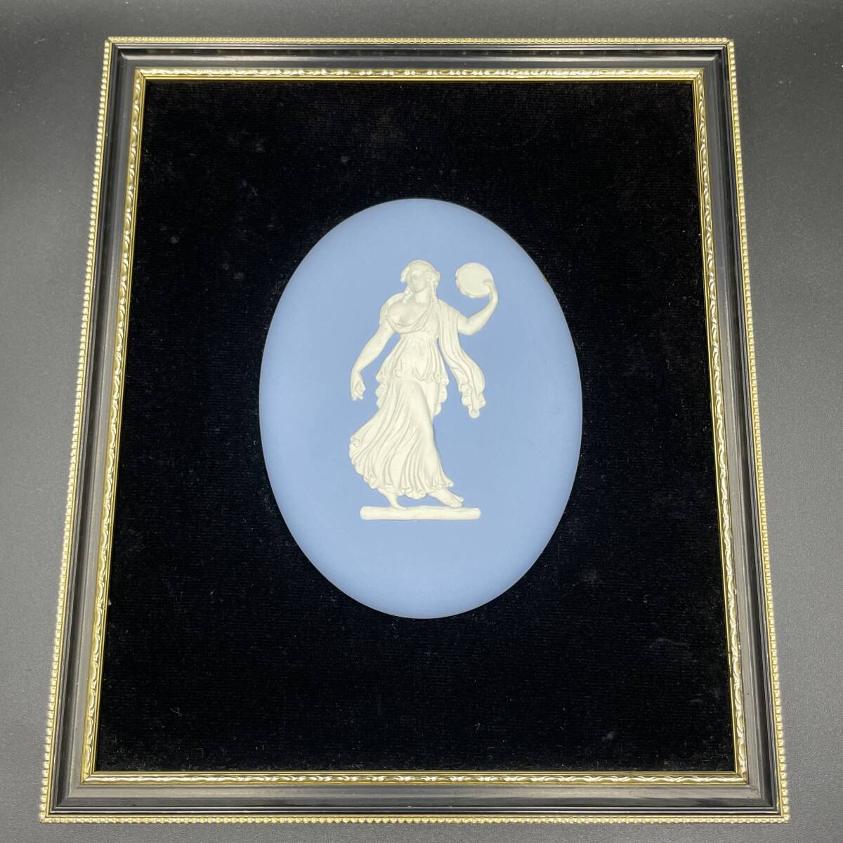 WEDGWOOD ウェッジウッド ジャスパー 陶板 壁掛け 額 